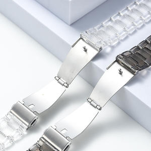 Nouveau <span class=keywords><strong>bracelet</strong></span> en résine transparente à trois perles pour montre <span class=keywords><strong>Apple</strong></span> 49/38mm <span class=keywords><strong>bracelet</strong></span> en résine intelligent pour iwatch série 8 SE <span class=keywords><strong>bracelet</strong></span> de montre en résine transparente - Product Image 3