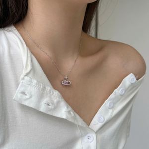 Collar de Plata de Ley 925 con Baño de Rodio y Cadena de Eslabones, con Colgante de Corazón de Circonia 5A, Joyería Fina para Mujer, Marca Dylam Dainty Fashion - Product Image 3