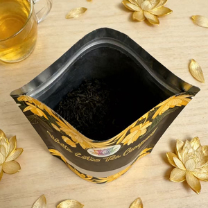 Sacs d'emballage alimentaire personnalisés, résistants à l'humidité, refermables, avec fenêtre, pour thé. - Product Image 2