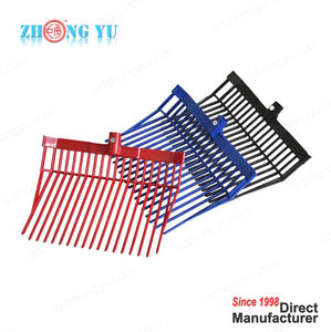 Fourche à fumier industrielle manuelle en plastique pour nettoyage d'écuries, avec logo OEM - Product Image 3