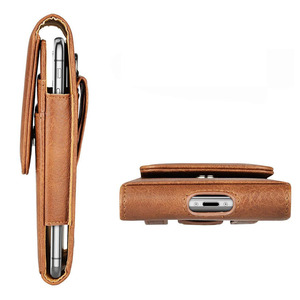 Multifunción Universal teléfono móvil cinturón Clip Holster PU cuero cinturón titular bolsa para teléfono celular - Product Image 4