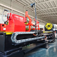 Nouveau tour horizontal à banc déporté SDCNC CW62125Q, portée de coupe 1250 mm, portée de balayage 1425 mm, robuste, pour tournage de métaux (huile et gaz)