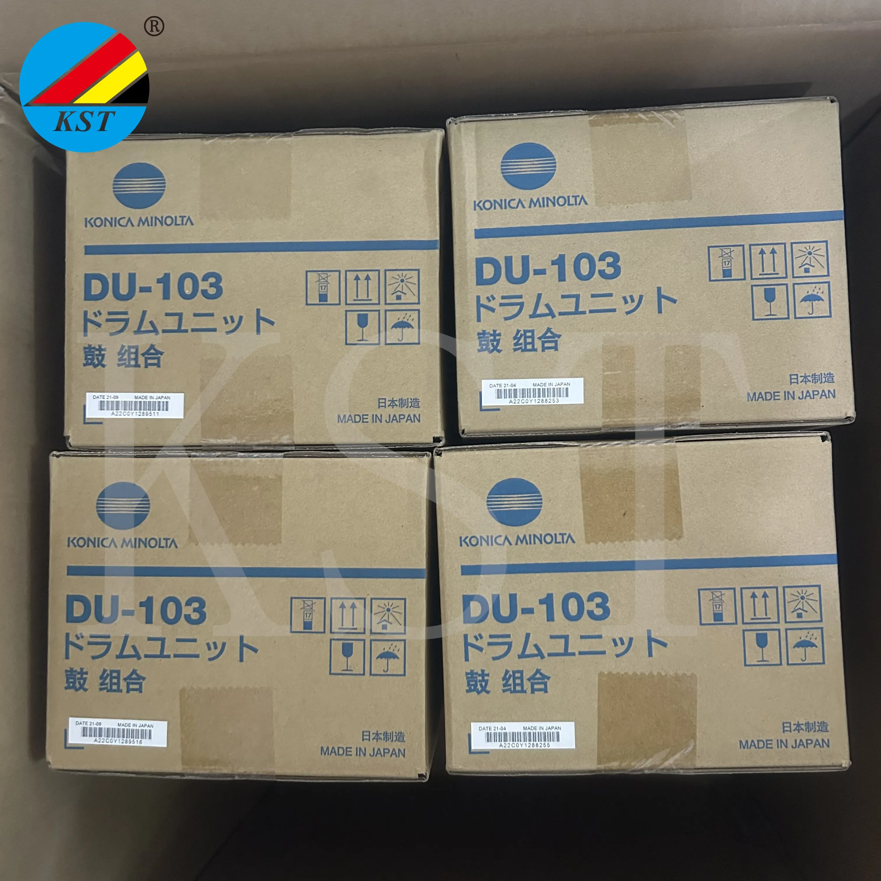 ड्रम इकाई DU103 A22C0Y1 के लिए Konica Minolta प्रेस C8000 स्पेयर हिस्सा मूल ड्रम कारतूस Hight गुणवत्ता वाले कारखाने