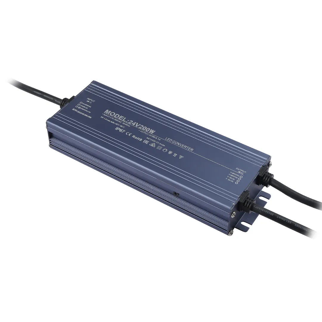 AC to DC 12V 24V impermeabile per esterni IP67 trasformatore 36 40 60 80 100 150 200 250 300 400 W alimentazione Led