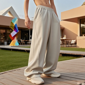 <span class=keywords><strong>Pantaloni</strong></span> Casual da Uomo Personalizzabili Stile Hip Hop Retrò a Vita Alta, Gamba Larga, Vestibilità Ampia <span class=keywords><strong>con</strong></span> <span class=keywords><strong>Tasche</strong></span> <span class=keywords><strong>Laterali</strong></span>, Taglie Oversize - Product Image 1