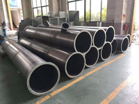 Conduit d'air soudé en acier inoxydable de grand diamètre personnalisé Dépoussiérage industriel Ventilation d'échappement de fumée pour hôtel villa Incendie