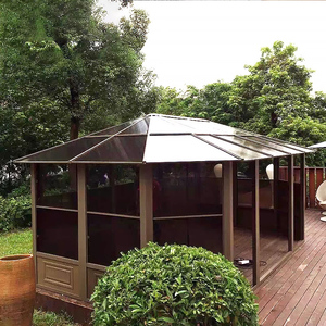 Dewellliving Dewellliving Lt-qx34785 Bibo, auvent de patio intelligent en aluminium de style européen de luxe, résistant à la pluie, pour l'extérieur - Product Image 2