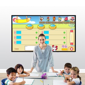 Pizarra Interactiva Inteligente con Pantalla Táctil Capacitiva de 32 43 55 65 Pulgadas, Resolución 4K, para Reuniones, Pizarra Electrónica Blanca - Product Image 2
