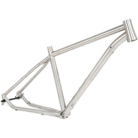 Cadre de vélo en alliage de titane usiné CNC sur mesure de qualité supérieure pour vélo de route, VTT, gravel, avec design personnalisable, durable et léger