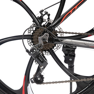 Bicicleta de <span class=keywords><strong>Montaña</strong></span> JOYKIE HILAND de <span class=keywords><strong>26</strong></span> Pulgadas y 18 Velocidades, Personalizable, con <span class=keywords><strong>Ruedas</strong></span> Dobles de Aleación Sólida, Modelo 2025, Frenos de Disco Dobles - Product Image 3