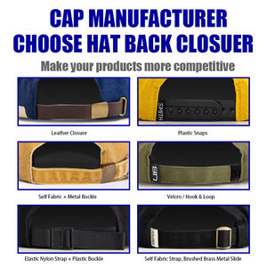 قبعة بيسبول عالية الجودة من القطن بلونين مكونة من 5 ألواح للبيع بالجملة، قبعة بحافة منحنية قابلة للتعديل بنمط تطريز فاكهة ثلاثي الأبعاد حسب الطلب - Product Image 6