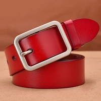 Sabuk Kulit Pria Asli Mewah Model Pin Kasual Kulit Sapi Cummerbunds Ceinture Homme