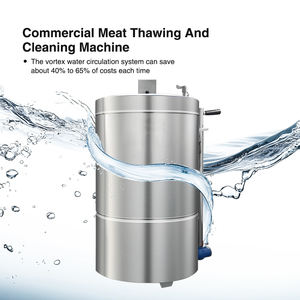 เครื่องละลาย<span class=keywords><strong>น้ำ</strong></span>แข็งในครัวเชิงพาณิชย์ขนาด 80 ลิตร บรรจุ 20 กก./ครั้ง สำหรับซี่โครงหมู ขจัดคราบเลือด ล้างผลไม้ ทำความสะอาดผัก - Product Image 1