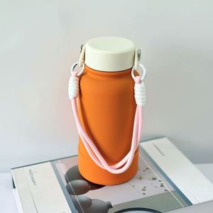 650ml 1000ml Double Wall Stainless Steel 304 <b>Insulated</b> Vacuum Flask 12-24 Hours Thermal Insulation Eco-Friendly Handle Sleeve - Product Image 3