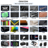 Mochila Personalizada de Moda con Pantalla Digital Dinámica LED, Mochila Inteligente con Pantalla LED para Anuncios de Viaje