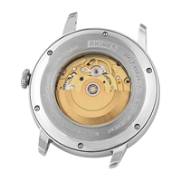 Montre automatique pour homme AKIRES Fashion Classic PT5000, mouvement visible, bracelet en cuir, cadran analogique, luxe, affaires