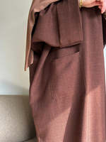 Kebaya Ramadan Pringbud, couleur unie, simple, ample, vêtements islamiques, abaya, robes musulmanes pour femmes, abaya