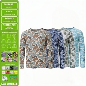 Camisetas de Camuflaje Personalizadas de Secado Rápido para Hombre, Protección Solar UPF 50+, Camisetas de <span class=keywords><strong>Caza</strong></span> y Pesca, Sudaderas con Capucha - Product Image 1