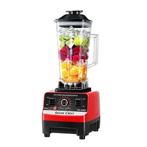 Mélangeurs électriques chauds de Smoothie de fruits de 2L et broyeur de mélangeur de machine de presse-agrumes de crête d'argent