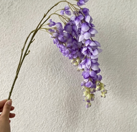 Ornement floral artificiel Cassia & Wisteria, fausse composition florale pour la décoration de plafonds d'hôtels, de mariages et de maisons