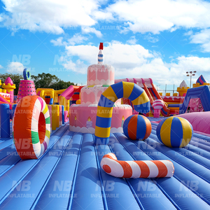Inflatable Amusement Park Theme Playground Commercial Obstacle Course for Adults and Toddlers Large <b>Trampoline</b> Park Inflatable T - Product Image 5