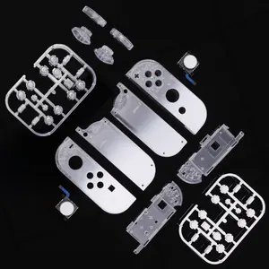 Carcasa de carcasa izquierda derecha para Nintendo Switch Console Controller Shell Set Estuche transparente