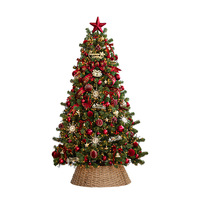 Mehrfarbiger LED Künstlicher Weihnachtsbaum, Batteriebetriebene Feiertagsdekoration für Innenräume