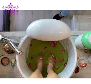 Commercio all'ingrosso salone Pedicure sedia senza tubo per la cura del piede ciotola in ceramica bianca Pedicure ciotola con tubo di drenaggio - Product Image 3