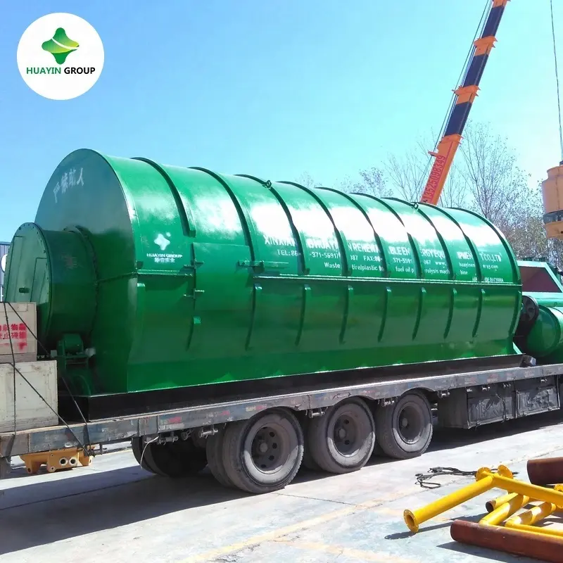 Turnkey Project industrial waste scrap waste tire to oil pyrolysis equipment