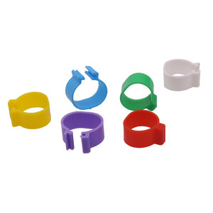 นกกระทานกพิราบพลาสติกวงแหวนขาสำหรับนกพิราบนกแก้วนกขมิ้นนกสำหรับนกหลายประเภท - Product Image 1