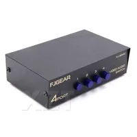 Yeni 2/4/8 2 port 1x4 8 giriş portları AV RCA Ses Video Ayırıcı Seçici STB TV DVD Oynatıcı XBOX PS2 için