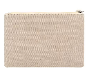 Custom Logo Toiletry Pouch Organic Zipper Cosmetic Bag with Zipper <b>Rope</b> - Product Image 4
