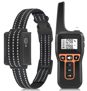 Collier de dressage pour chien Best Seller, télécommande pour animaux de compagnie, choc <span class=keywords><strong>électrique</strong></span>, bip sonore, collier anti-aboiement étanche - Product Image 1