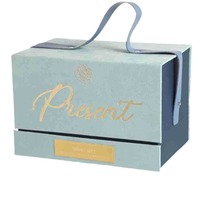 2026 Luxuriöse Deko-Samtgeschenkbox - Hochzeits-Sweetheart-Geschenkbox mit Retro-Goldgravierten Rosen als Geschenkbox