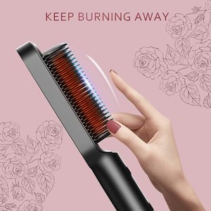 Spazzola Lisciante per Capelli con Display LCD, <span class=keywords><strong>Piastra</strong></span> a Caldo, Pettine per Lisciare i Capelli, Mini Spazzola per Styling e Bellezza - Product Image 3