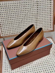 Lo Piano 2024 – Ballerines plates en cuir véritable pour femme, à bout pointu, à enfiler, avec bride réglable, confortables, simples et polyvalentes, style <span class=keywords><strong>Granny</strong></span> - Product Image 6