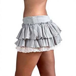 Falda Mini Plisada de Verano para Mujer con Logotipo Personalizado OEM, Falda Skater de Cintura Alta de Color Sólido, Falda Deportiva Casual para Chicas - Product Image 4