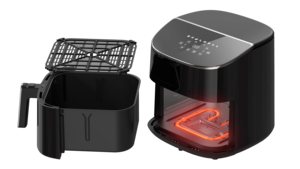 2 elementos de calefacción freidora de aire 8L pantalla táctil LED digital folleto de aire pequeño aparato de cocina freidoras de aire - Product Image 4