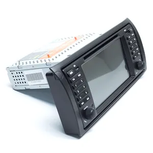 เครื่องเล่น DVD ในรถยนต์สำหรับ BMW,แอนดรอยด์9.0ขนาด1 Din หน้าจอมัลติมีเดียระบบนำทางด้วยเสียงสเตอริโอ GPS X5 E53 E39 G + 32G