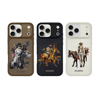 Nouvelle Tendance Style Affaires POLO Cedric Étui Antichoc Brodé pour iPhone 17 Pro Max 16 Pro Max
