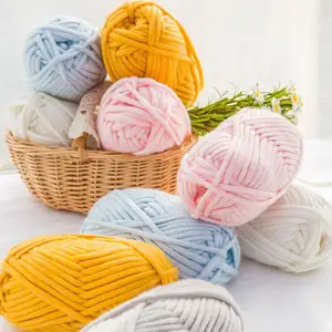 Yarncrafts fornitori filato per maglieria acrilico in lana di nylon per calzini all'uncinetto e da donna