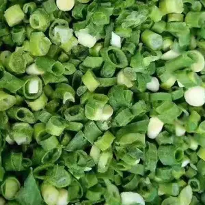 الصين الخضروات المجمدة المجمدة IQF الربيع البصل تخفيضات