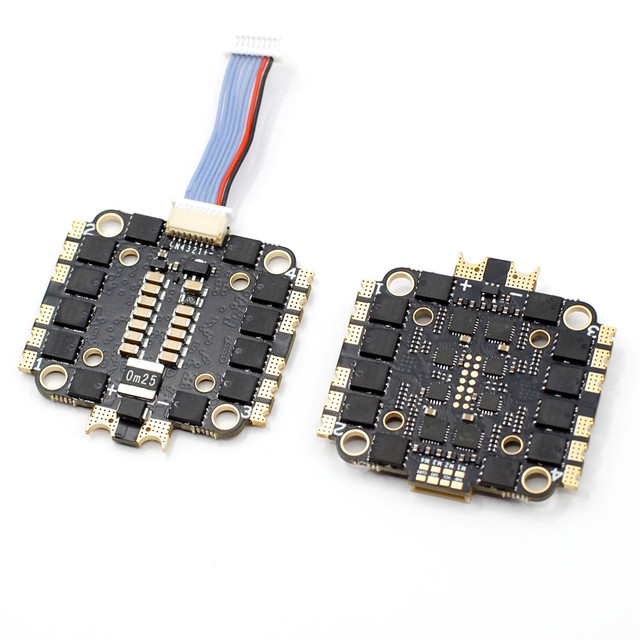 Micro Air 4-in-1 ESC 50A Bluebird 48K Plastic Drone Racing Parts for FPV Private Mold Supports Two-Way DShot Motor Battery
