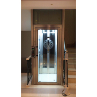 Petit ascenseur hydraulique pour maison, 4-5 personnes, ascenseur pour escalier domestique