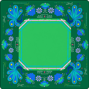 Alfombrilla de Mahjong Plegable de Goma <span class=keywords><strong>Lorelei</strong></span> en Tubo, Impermeable, Duradera, Transpirable, Portátil, Diseño Moderno para 4 Jugadores, Venta al Por Mayor - Product Image 4