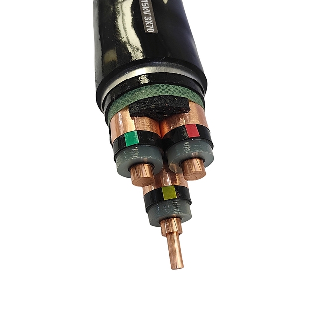Manufacturer's Xlpe Insulated 3 Core Armored Cable Medium Voltage Power Cable Copper Aluminum Conductors Underground Application