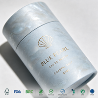 Cilindro de Cartón Rígido FSC Personalizado de Cualquier Tamaño, Tubo de Papel para Empaque con Logotipo en Lámina Dorada para Perfume, Aceite Esencial, Cosméticos, Caja de Regalo