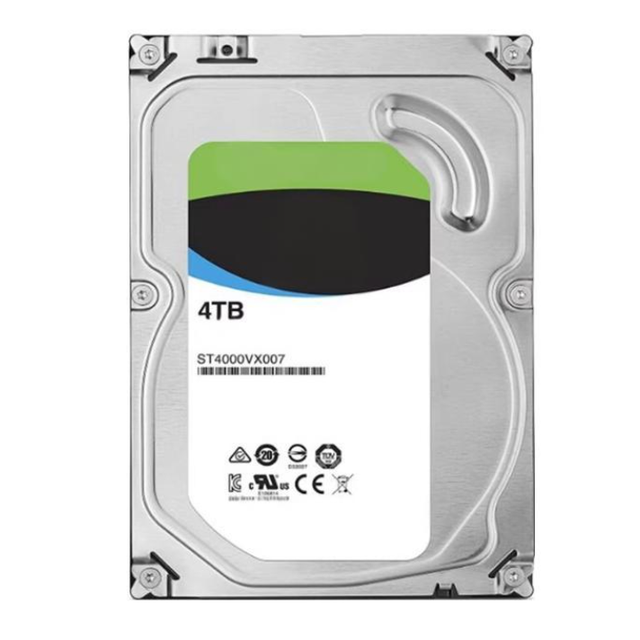 ST4000VX007 4TB Internal Hard Drive 5900RPM SATA 64MB Cache 3.5" New for Server Application