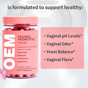 Probiotiques vaginaux pour femmes très vendus pour l'équilibre du pH avec prébiotiques, mélange de probiotiques Lactobacillus pour capsules vaginales féminines - Product Image 3
