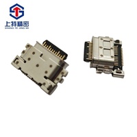 Connecteur USB femelle 24 broches USB Type C à montage central, étanche IPX7, 7,10 L